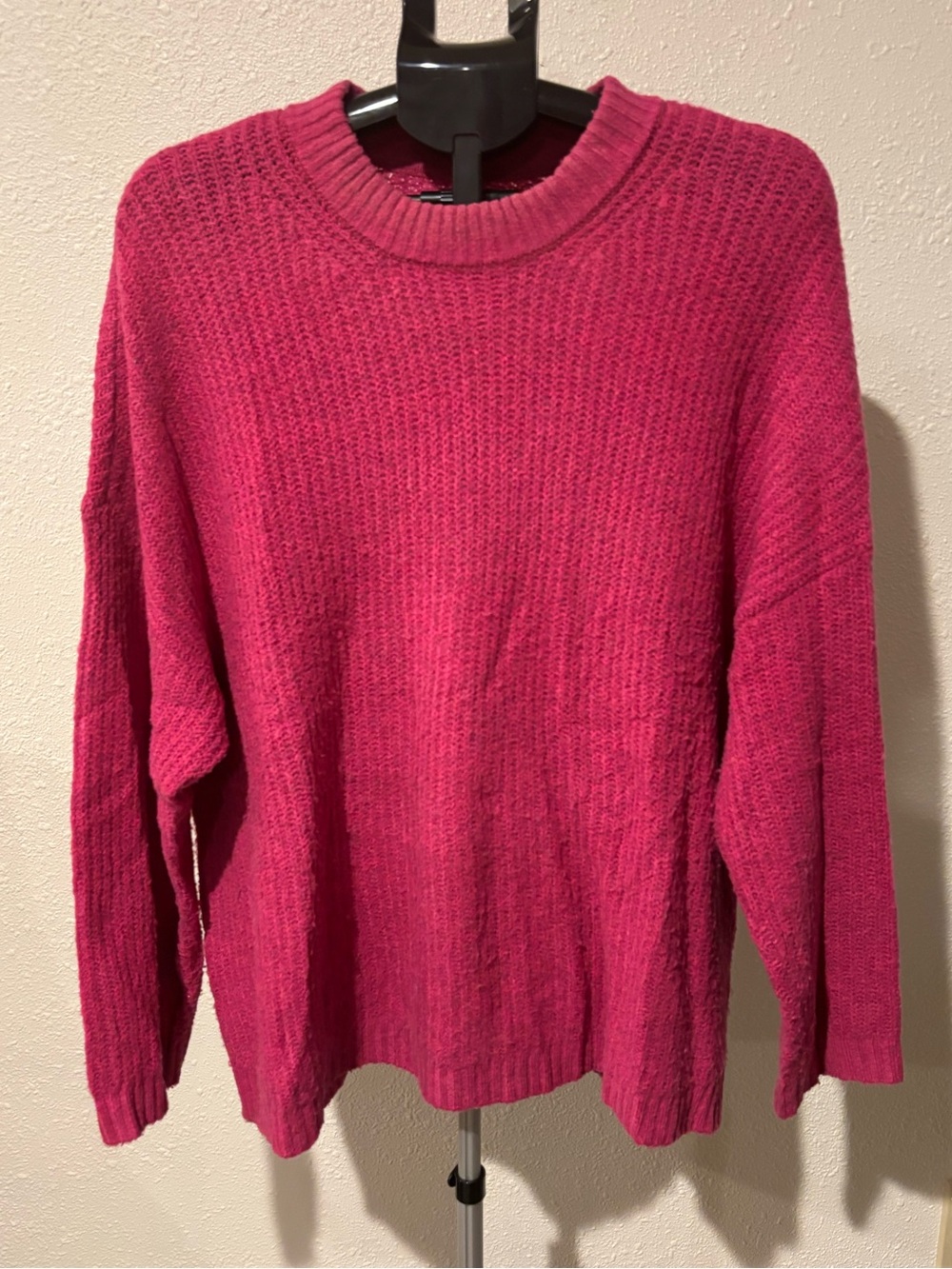 American Eagle Outfitters Hot Pink Crewneck Sweater